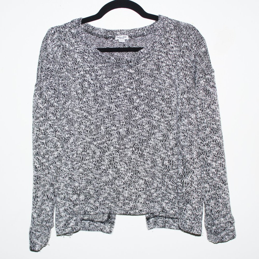Splendid Loose Knit Split Back Sweater - image 5